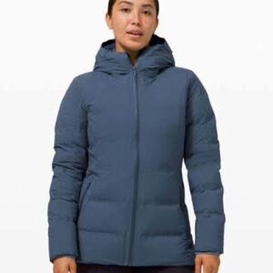 Lululemon city sleet jacket iron Blue